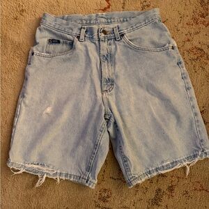 Lee Light Blue Jean Shorts for Men